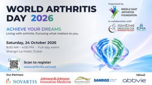 Half a billion people live with arthritis: MEAF puts early action at the heart of World Arthritis Day 2026